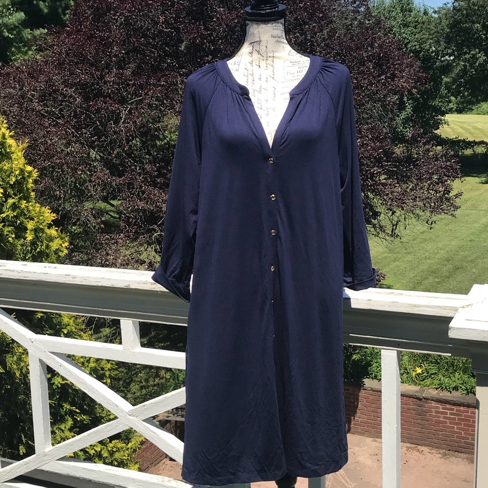   NWOT LILLY PULITZER Bailor True Blue Dress - Picture 4 of 9